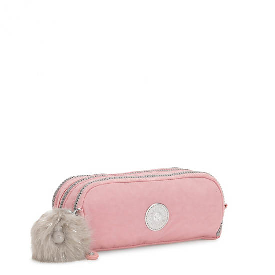 Kipling Gitroy Classic Pencil Case Bags Bridal Rose | AU 1619JP